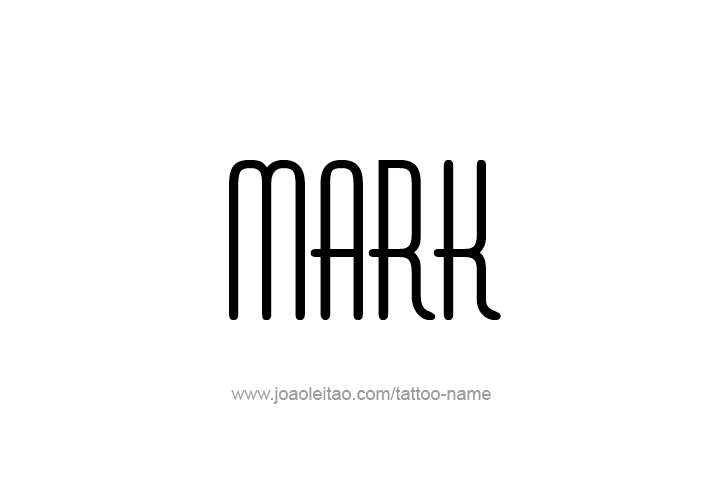 Tattoo Design  Name Mark   