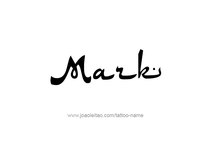 Tattoo Design  Name Mark   