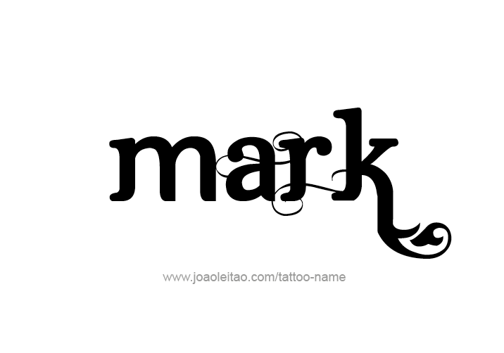 Tattoo Design  Name Mark   