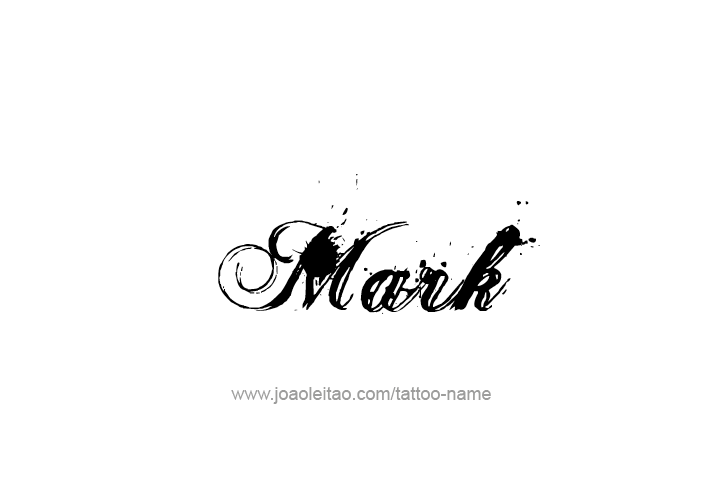 Tattoo Design  Name Mark   