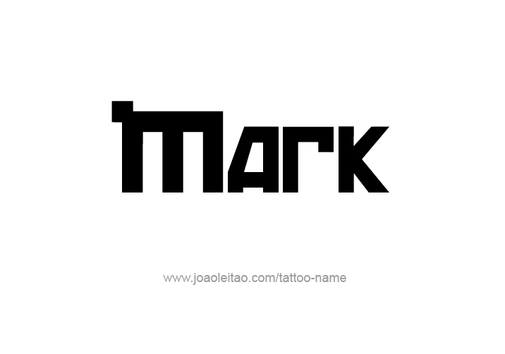 Tattoo Design  Name Mark   