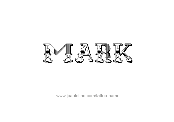 Tattoo Design  Name Mark   