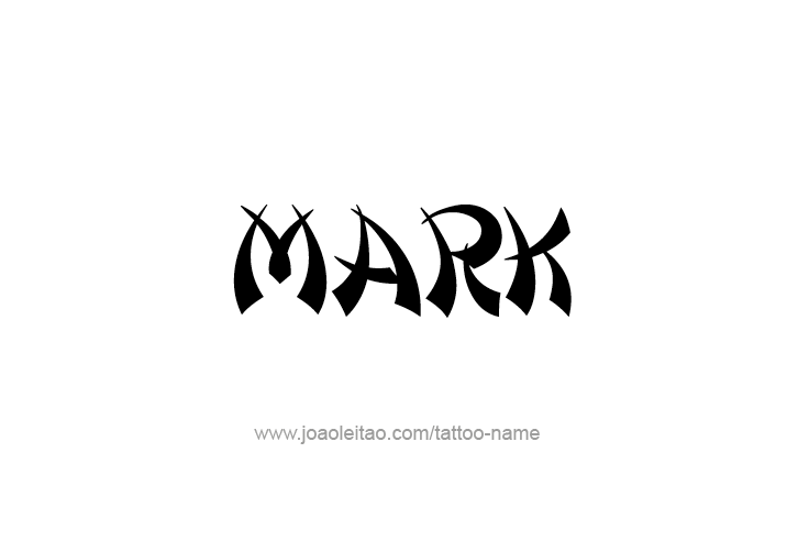 Tattoo Design  Name Mark