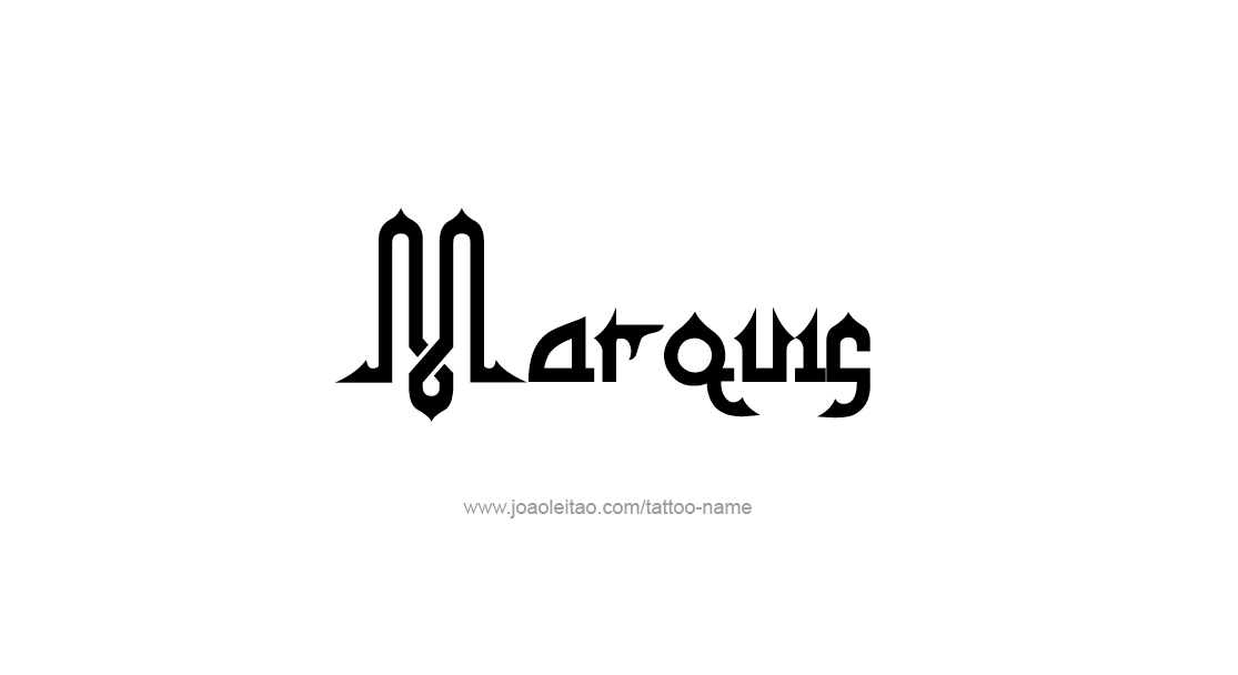 Tattoo Design  Name Marquis   