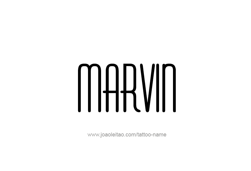 Tattoo Design  Name Marvin   