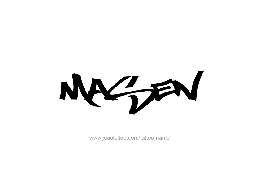 Tattoo Design  Name Masen   