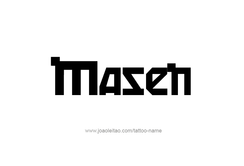 Tattoo Design  Name Masen   