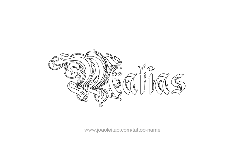 Tattoo Design  Name Matias   