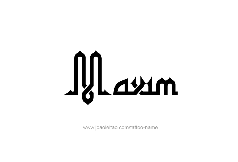 Tattoo Design  Name Maxim   