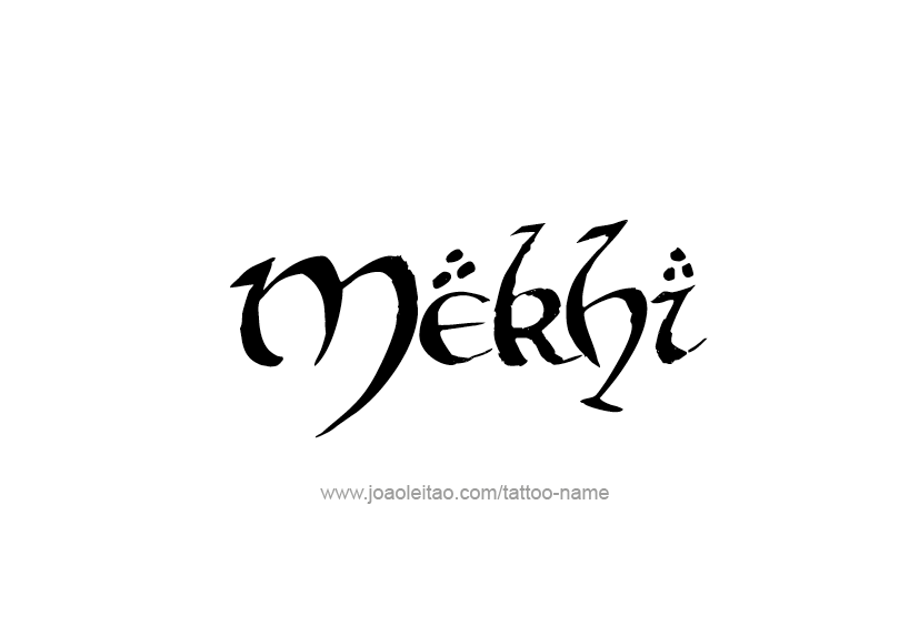 Tattoo Design  Name Mekhi   