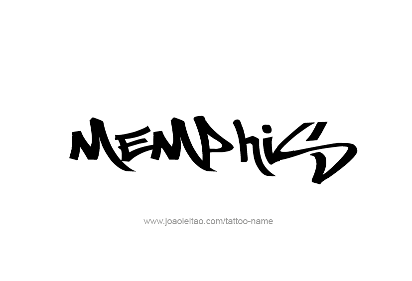 Tattoo Design  Name Memphis   
