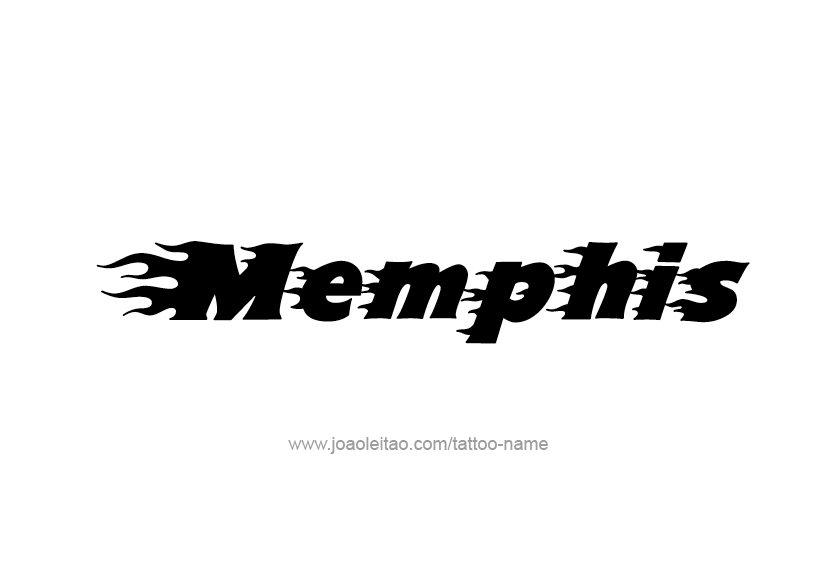 Tattoo Design  Name Memphis   