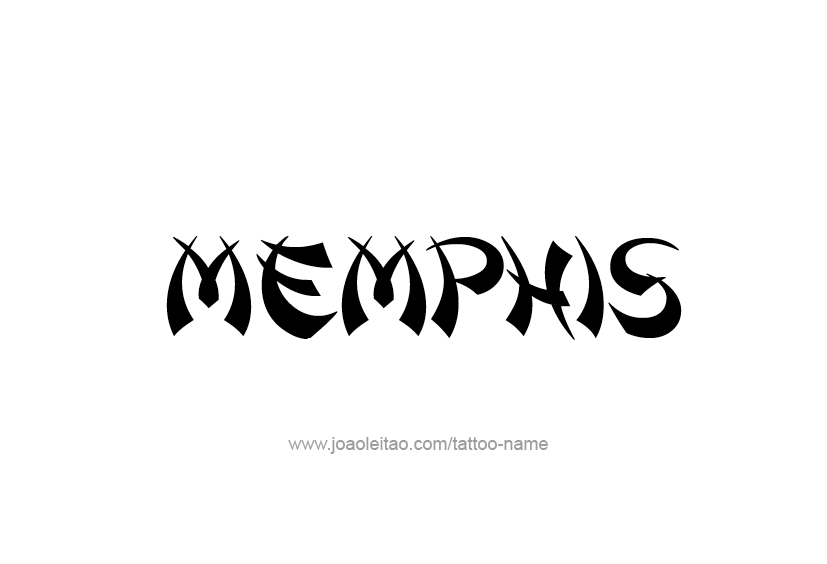 Tattoo Design  Name Memphis