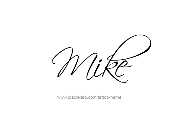 Mike Name Tattoo Designs