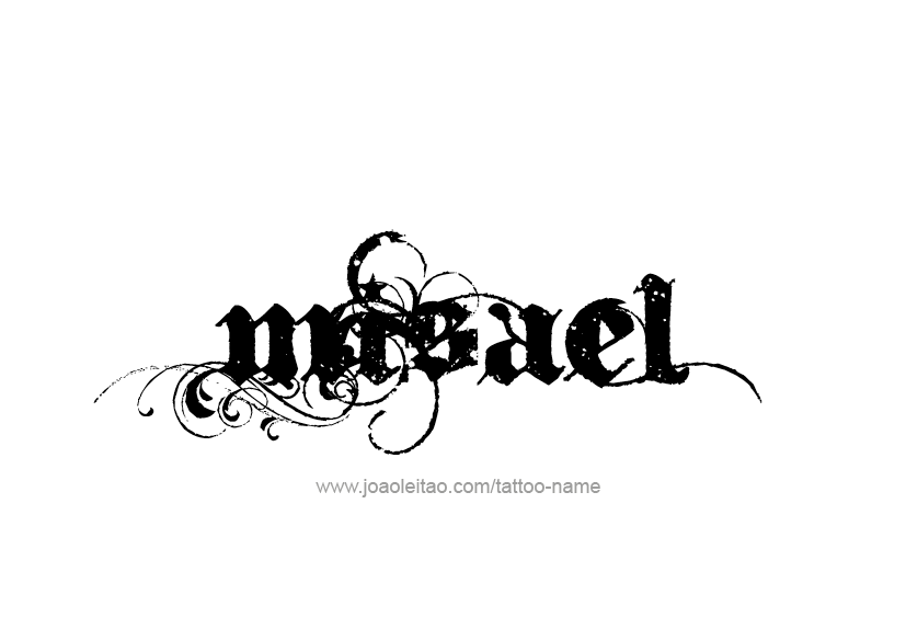 Tattoo Design  Name Misael   