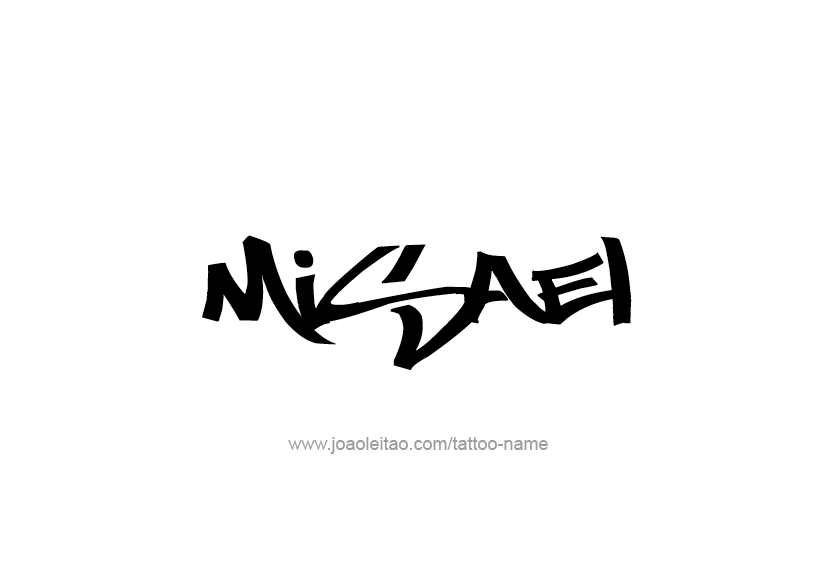 Tattoo Design  Name Misael   