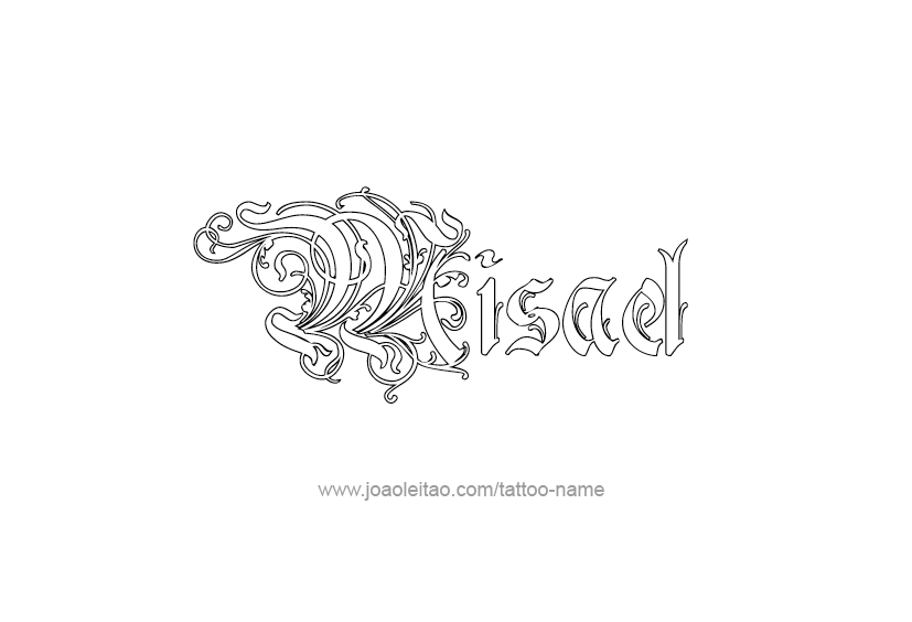 Tattoo Design  Name Misael   