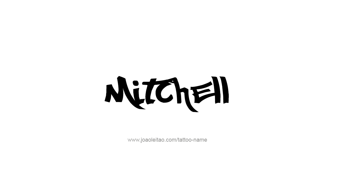 Tattoo Design  Name Mitchell   