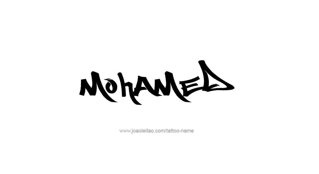 Tattoo Design  Name Mohamed   