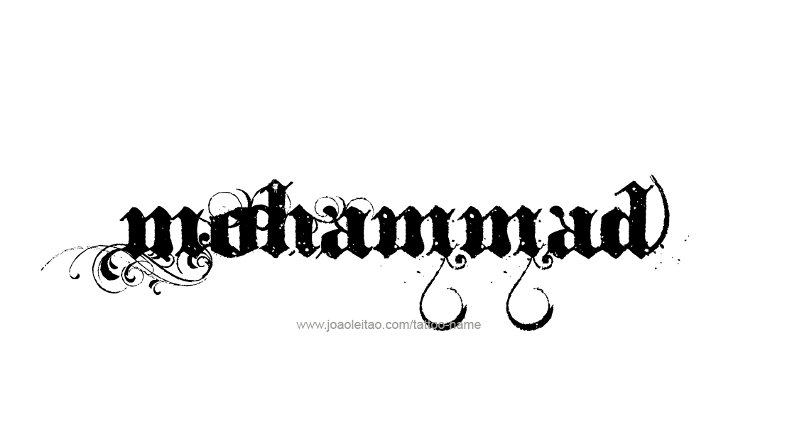 Tattoo Design  Name Mohammad   