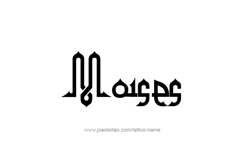 Tattoo Design  Name Moises   