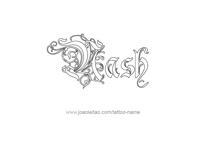 Tattoo Design  Name Nash   