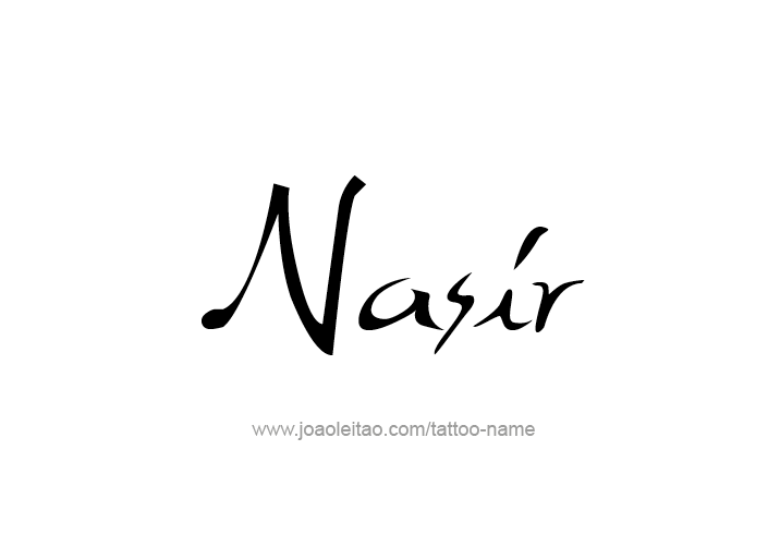 Tattoo Design  Name Nasir   