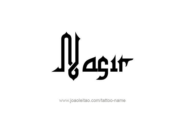 Tattoo Design  Name Nasir   