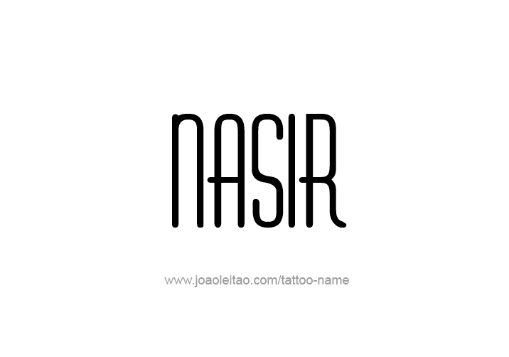 Tattoo Design  Name Nasir   