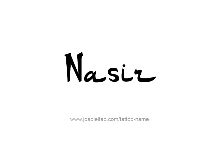 Tattoo Design  Name Nasir   