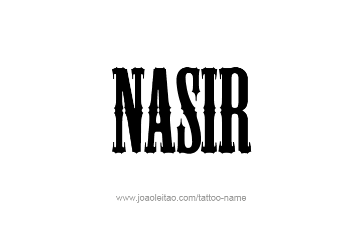 Tattoo Design  Name Nasir   