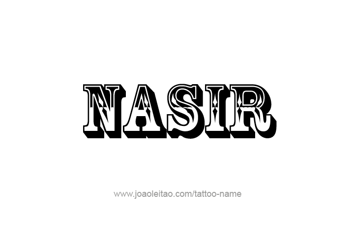 Tattoo Design  Name Nasir   