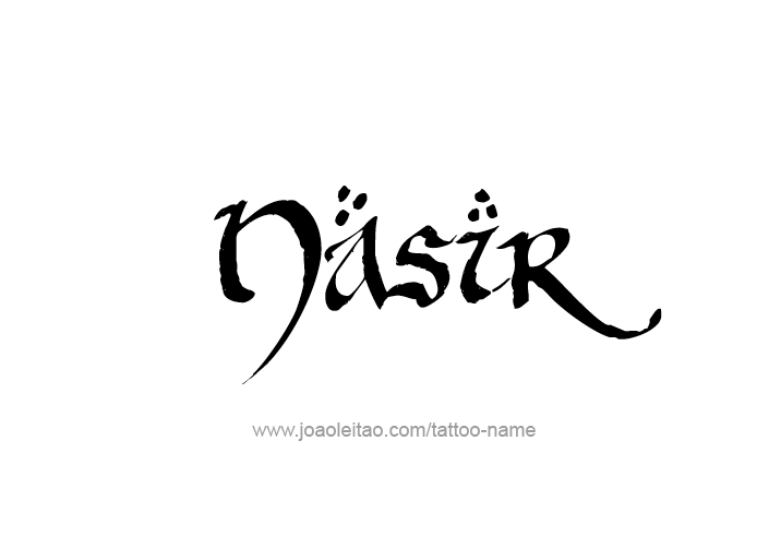 Tattoo Design  Name Nasir   