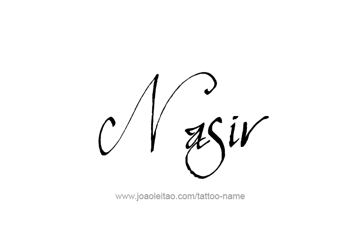 Tattoo Design  Name Nasir   