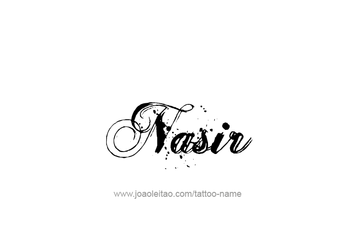 Tattoo Design  Name Nasir   