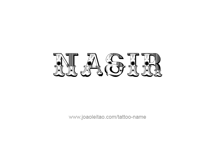 Tattoo Design  Name Nasir   