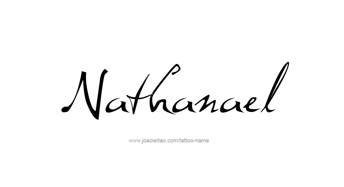 Tattoo Design  Name Nathanael   