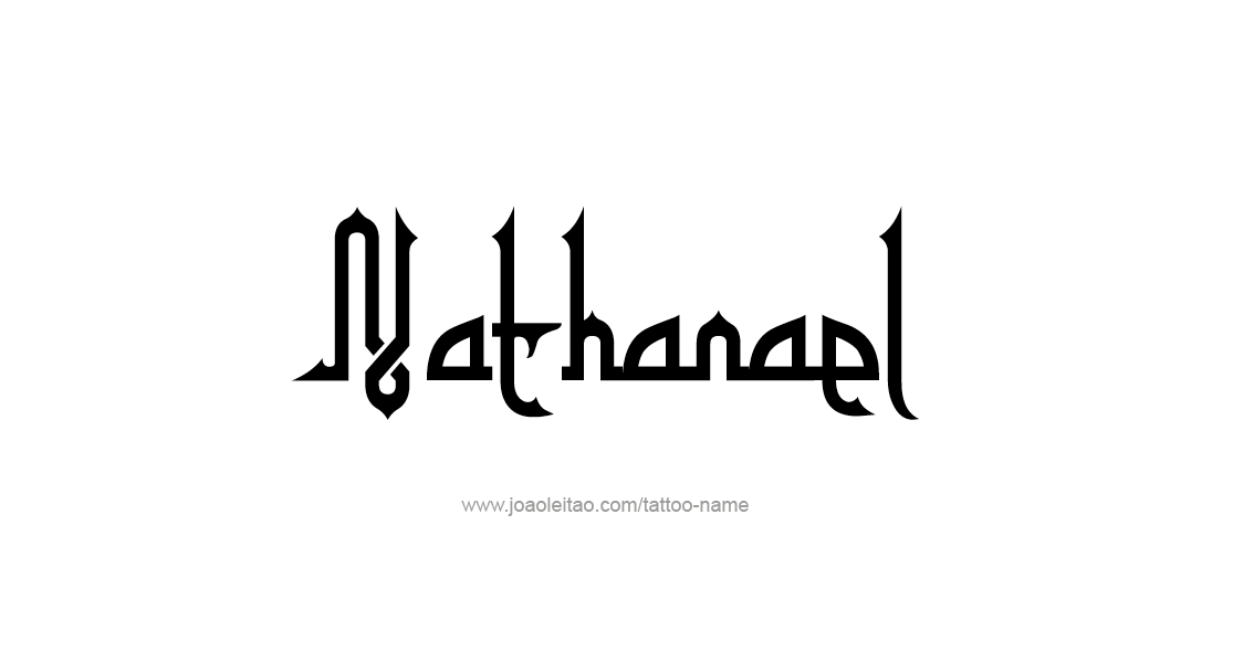 Tattoo Design  Name Nathanael   