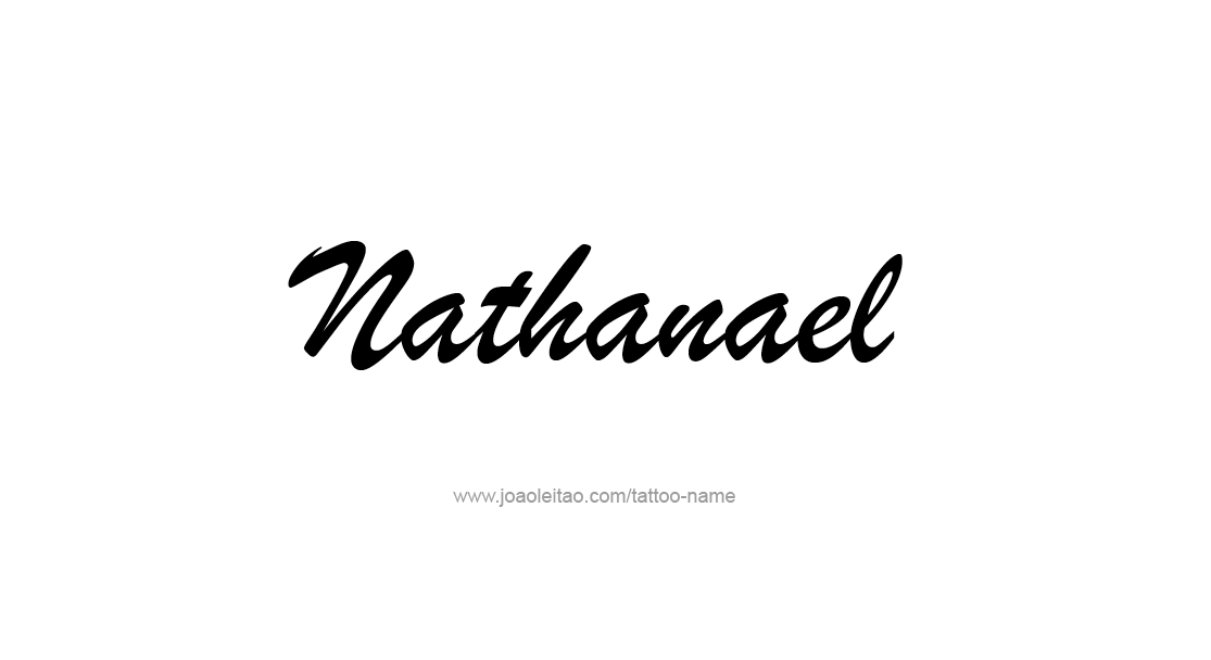 Tattoo Design  Name Nathanael   