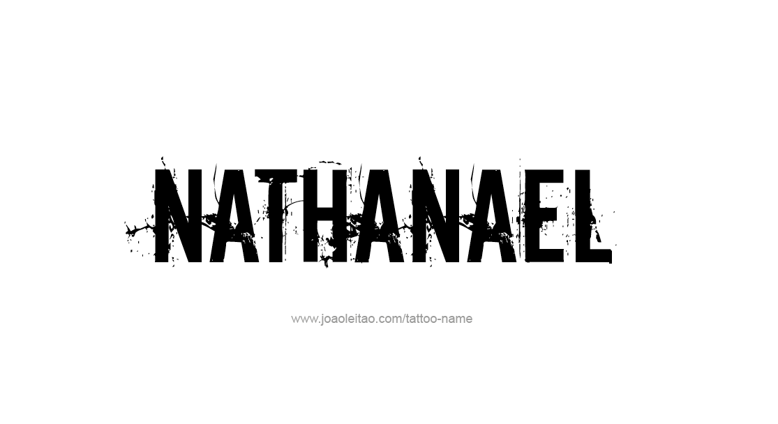 Tattoo Design  Name Nathanael   