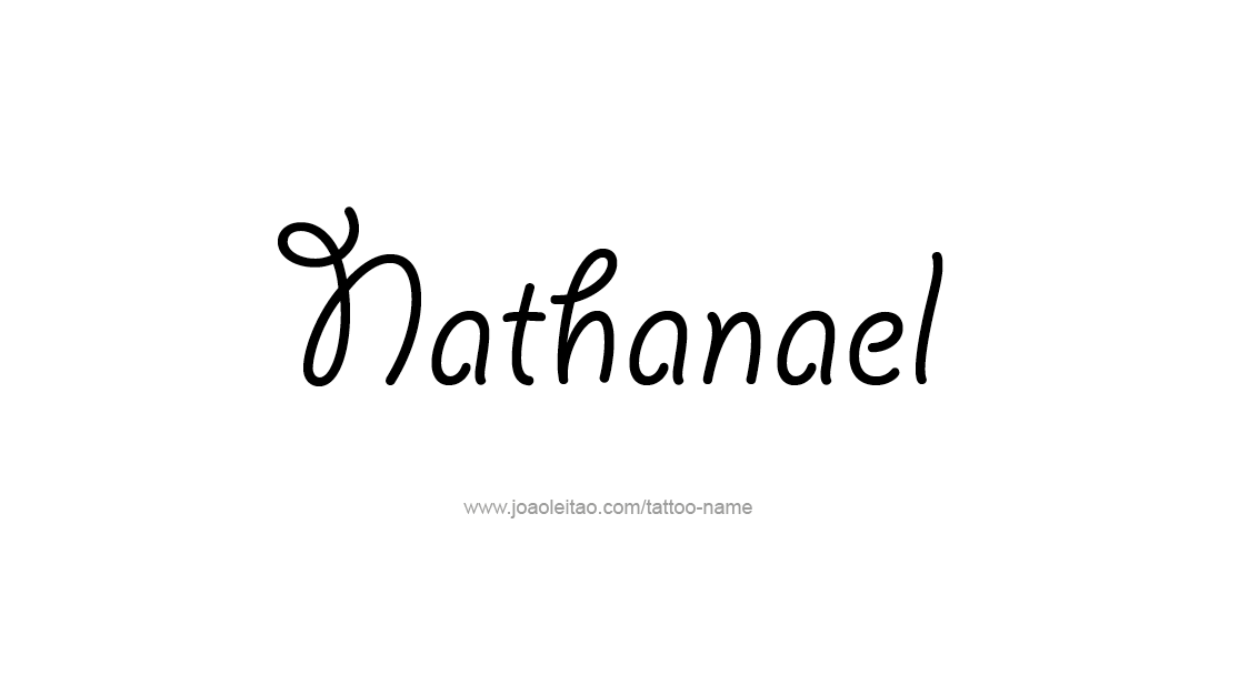 Tattoo Design  Name Nathanael   