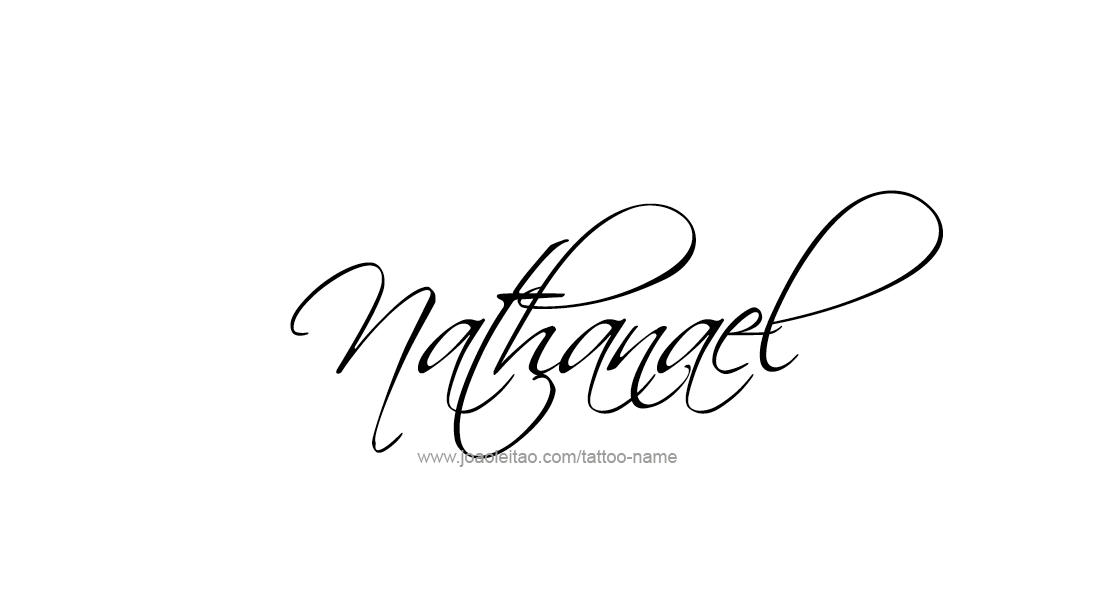 Tattoo Design  Name Nathanael   