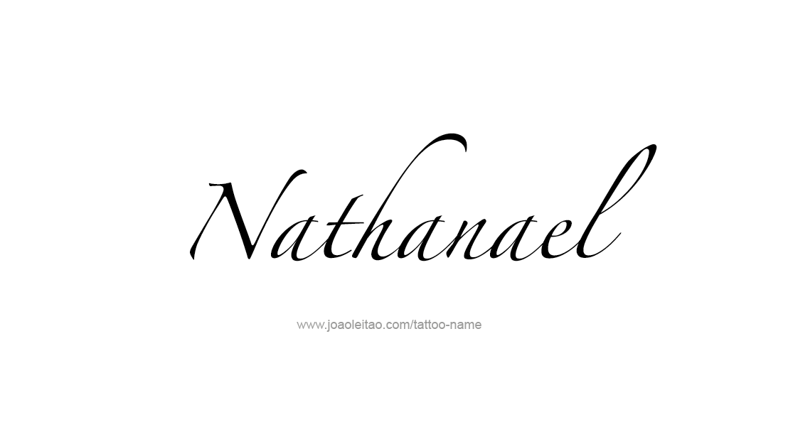 Tattoo Design  Name Nathanael   