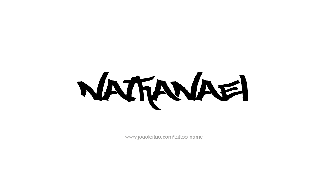 Tattoo Design  Name Nathanael   