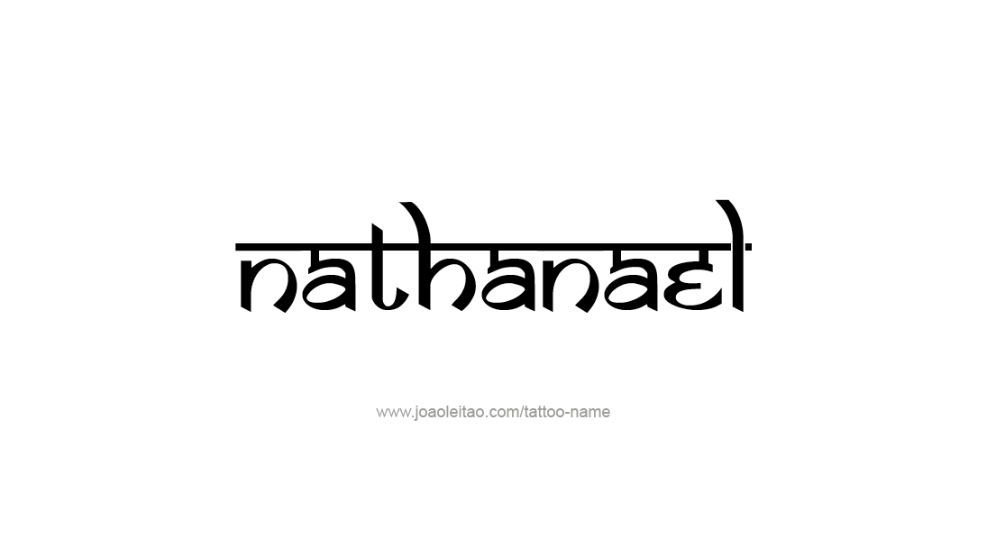 Tattoo Design  Name Nathanael   