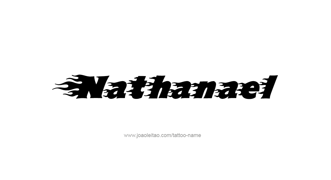 Tattoo Design  Name Nathanael   