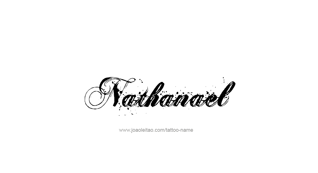 Tattoo Design  Name Nathanael   