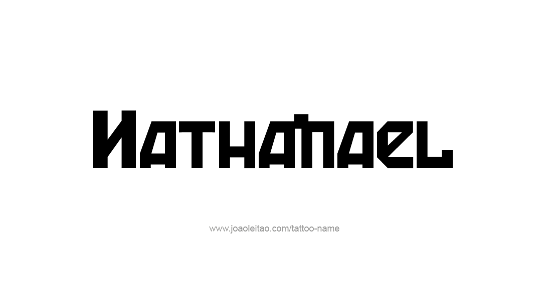 Tattoo Design  Name Nathanael   