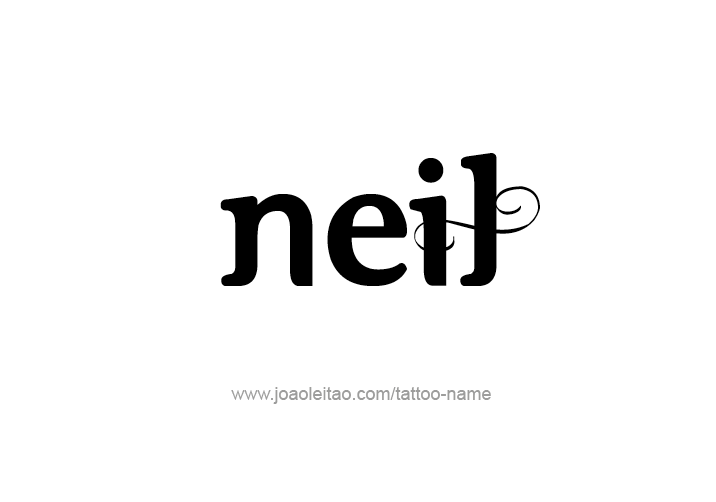 Tattoo Design  Name Neil   