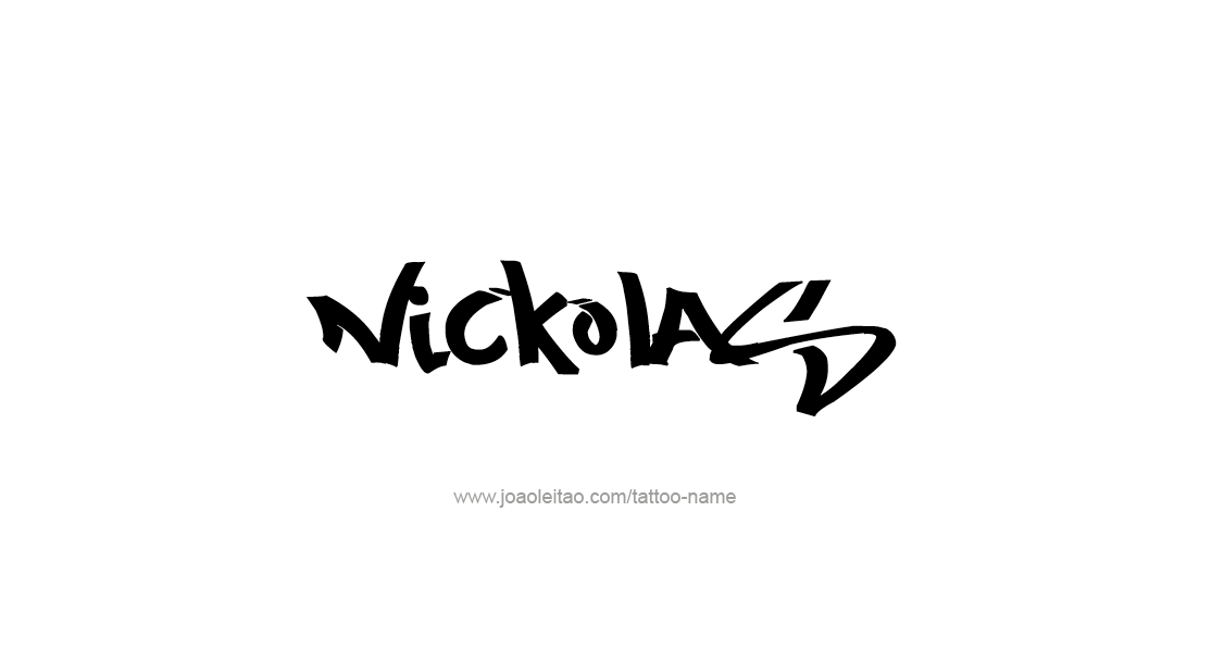 Tattoo Design  Name Nickolas   